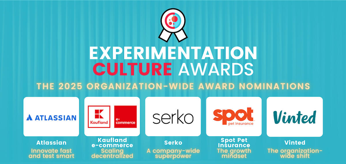 Experimentation Culture Awards 2025 Organization-wide Award nominations