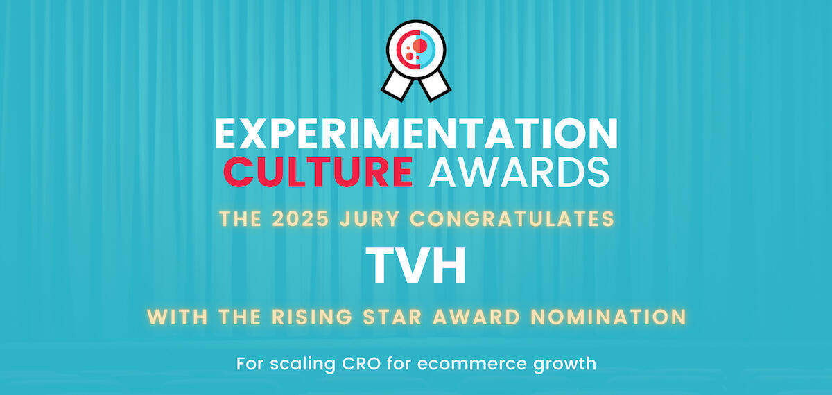 TVH Experimentation Culture Awards 2025 nomination
