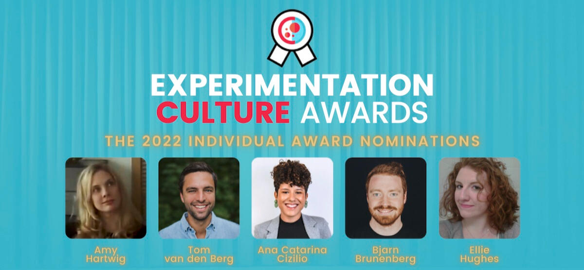 Experimentation Culture Awards 2022 Individual award nominations