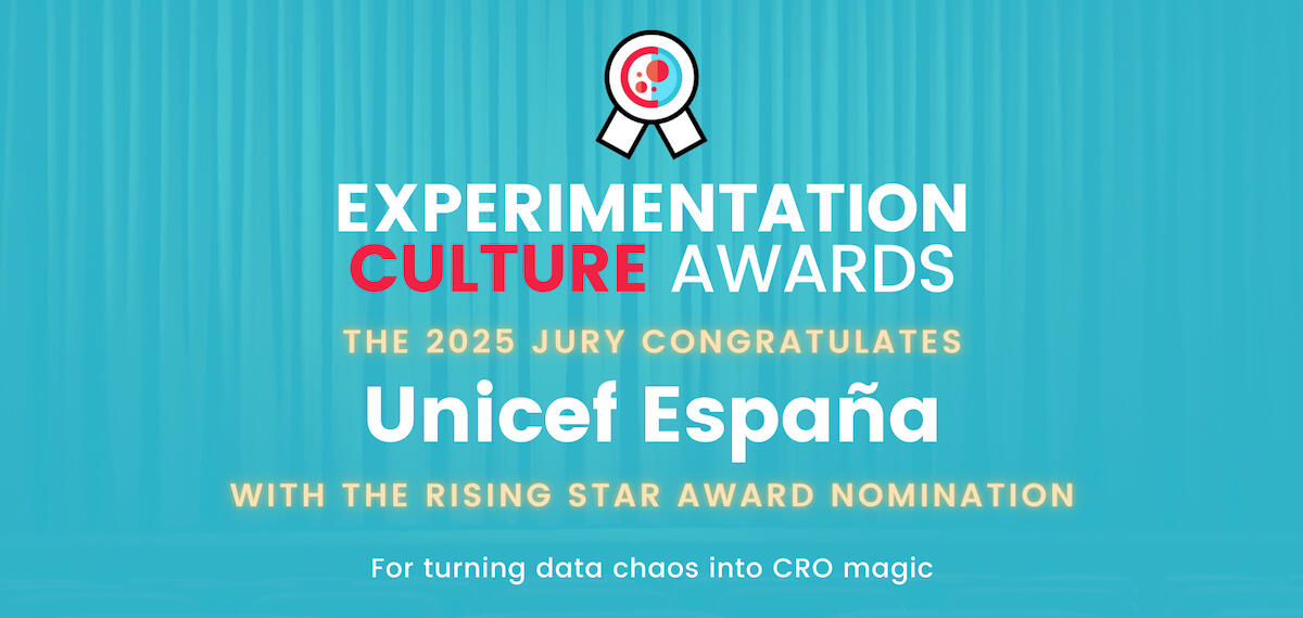 Unicef España Experimentation Culture Awards 2025 nomination