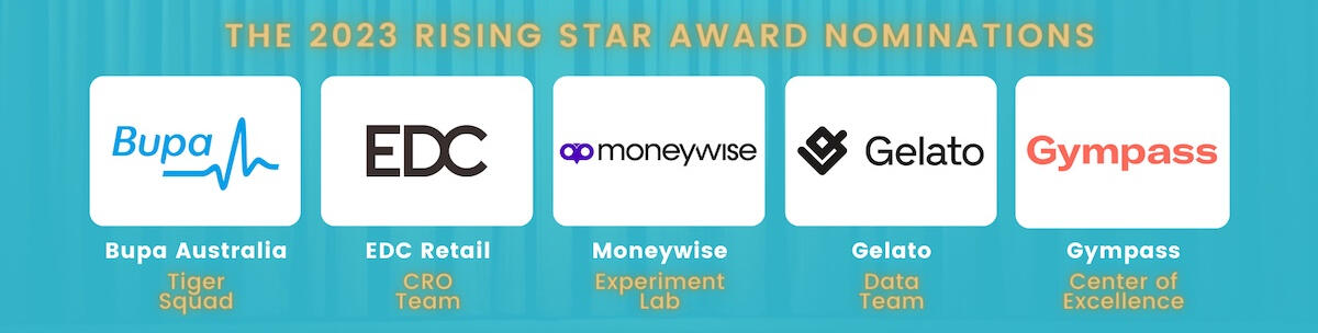 2023 Rising Star Award nominees