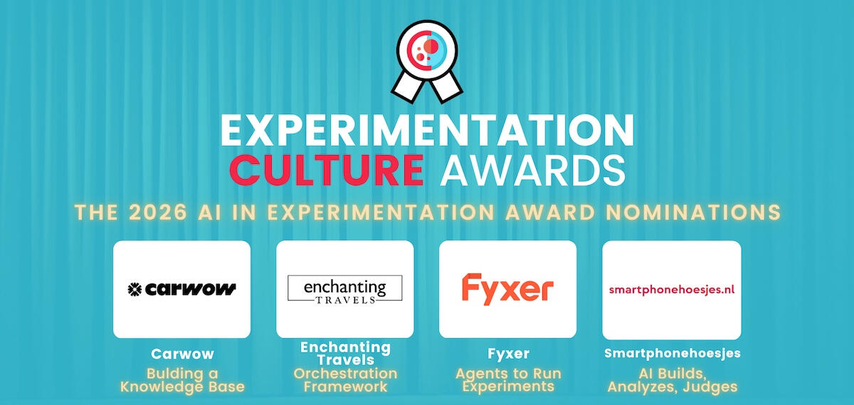 Experimentation Culture Awards 2026 AI in Experimentation Award nominations