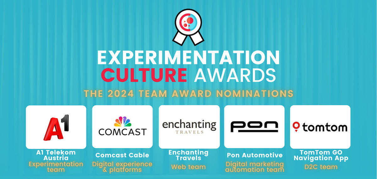 Experimentation Culture Awards 2024 Team Award nominations